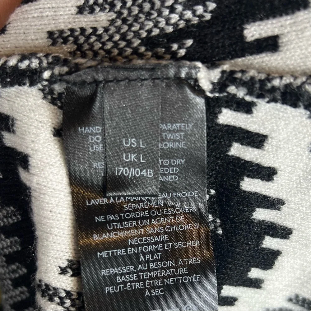 Anthropologie Sweater Womens Large Maeve Ski Slope Turtleneck Cozy Fair Isle - Picture 8 of 9